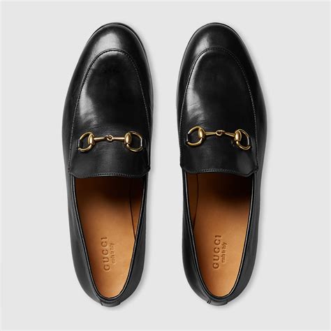 gucci women's jordaan leather loafers|gucci jordaan loafer women's.